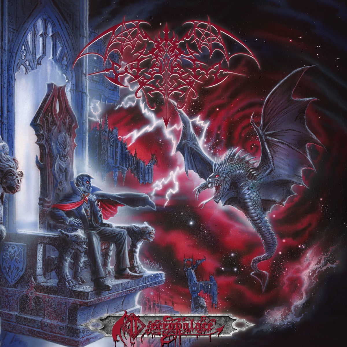 Worm — Necropalace, vinyl LP album cover