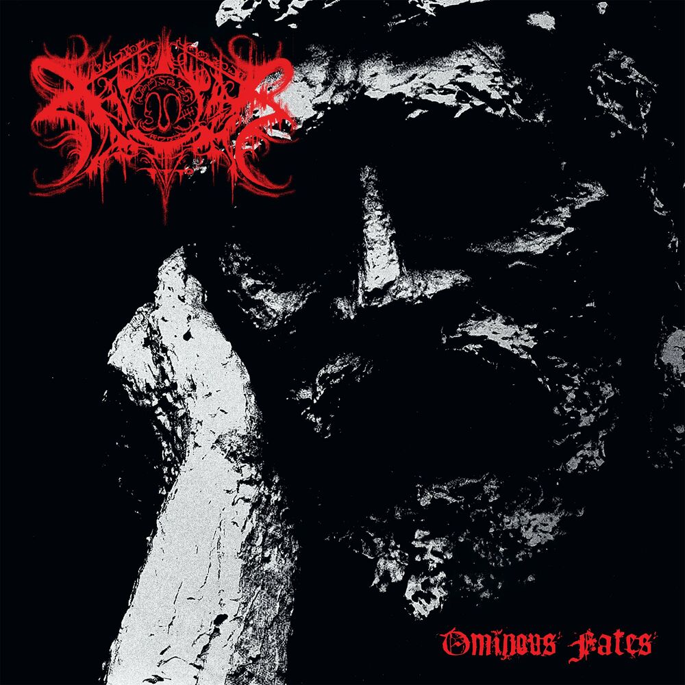 Xasthur — Leviathan Split (Ominous Fates), vinyl LP album cover