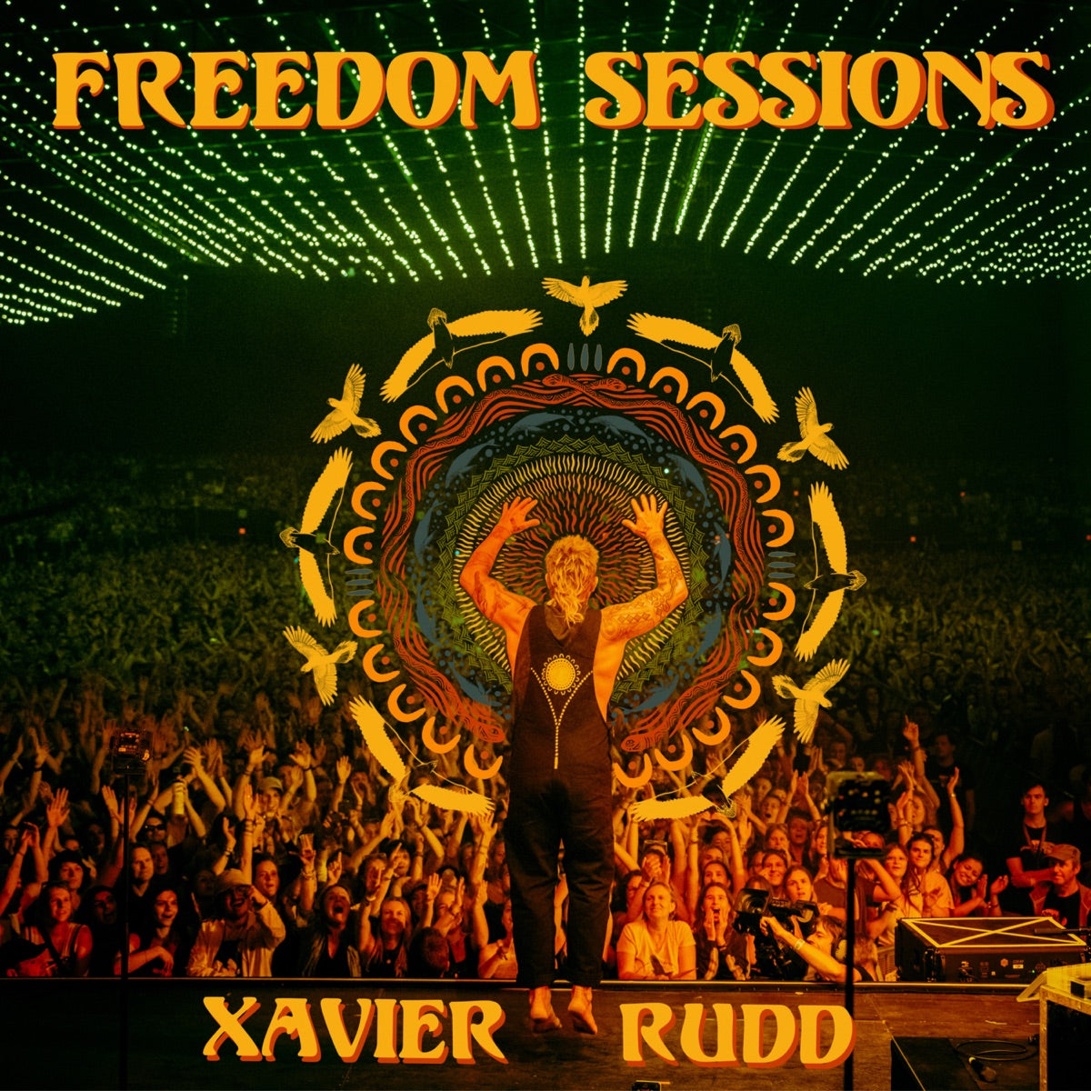Xavier Rudd — Freedom Sessions - EP, vinyl LP album cover