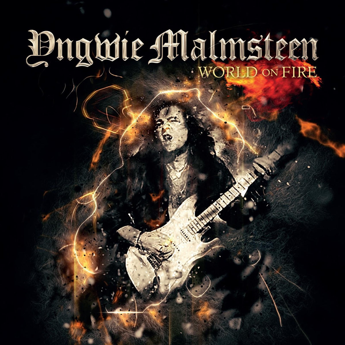 Yngwie Malmsteen — World On Fire, CD album cover