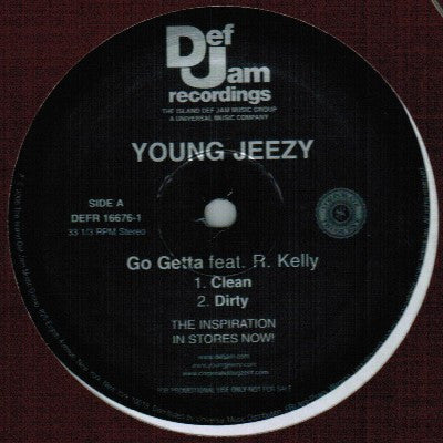 Young Jeezy — Go Getta, vinyl LP album cover