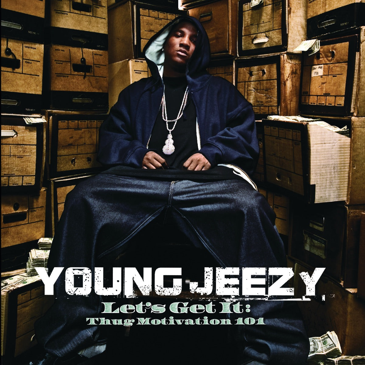 Young Jeezy — Let's Get It - Thug Motivation 101, vinyl LP album cover