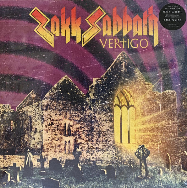 Zakk Sabbath — Vertigo, vinyl LP album cover